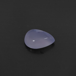 Calcédoine bleue naturelle transparent, 1,62 ct, transparent / translucide