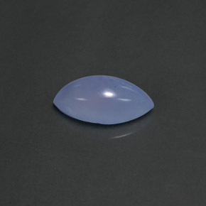 Calcédoine Bleu lavande naturelle Transparent, 3.31 ct, Transparent / Translucide