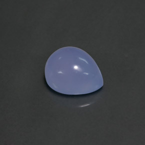 Calcédoine bleue naturelle transparent, 5,25 ct, transparent / translucide
