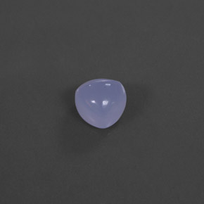 Calcédoine bleue naturelle transparent, 6,77 ct, transparent / translucide