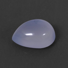 Calcédoine bleue naturelle transparent, 1,74 ct, transparent / translucide