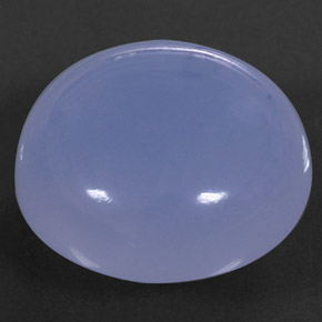 Calcédoine Bleu lavande naturelle Transparent, 15.62 ct, Transparent / Translucide