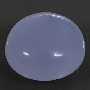 Calcédoine bleue naturelle transparent, 17,75 ct, transparent / translucide