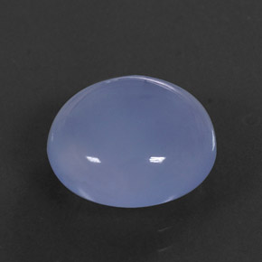 Calcédoine Bleu lavande naturelle Transparent, 5.76 ct, Transparent / Translucide