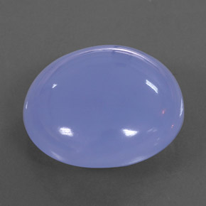 Calcédoine Bleu lavande naturelle Transparent, 17.43 ct, Transparent / Translucide