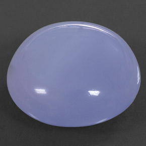 Calcédoine bleue naturelle transparent, 28,93 ct, transparent / translucide