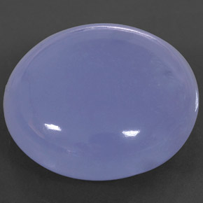 Calcédoine Bleu lavande naturelle Transparent, 32.21 ct, Transparent / Translucide