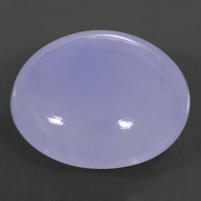 Calcédoine bleue naturelle transparent, 44,51 ct, transparent / translucide