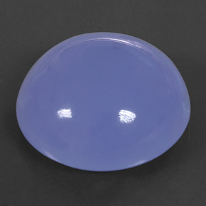 Calcédoine bleue naturelle transparent, 46,38 ct, transparent / translucide