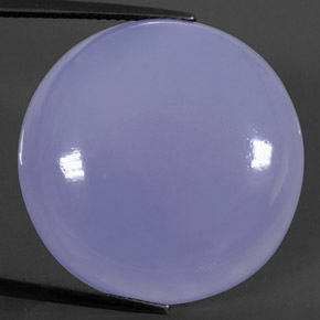 Calcédoine Bleu lavande naturelle Transparent, 37.88 ct, Transparent / Translucide