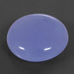Calcédoine bleue naturelle transparent, 38,12 ct, transparent / translucide