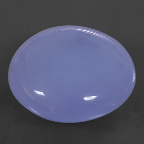 Calcédoine bleue naturelle transparent, 47,14 ct, transparent / translucide