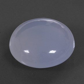 Calcédoine bleue naturelle transparent, 50,66 ct, transparent / translucide
