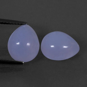 Achetez naturel ct Bleu lavande Calcédoine gems, Transparent, En provenance Brésil chez GemSelect. En stock, livraison internationale!