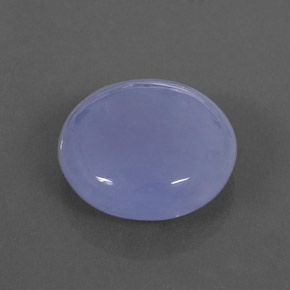 Calcédoine bleue naturelle transparent, 16,85 ct, transparent / translucide