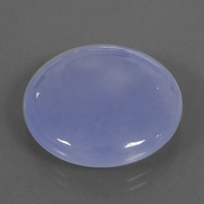 Calcédoine Bleu lavande naturelle Transparent, 23.76 ct, Transparent / Translucide