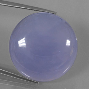 Calcédoine Bleu lavande naturelle Transparent, 38.91 ct, Transparent / Translucide