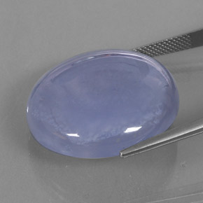 Calcédoine Bleu lavande naturelle Transparent, 38.91 ct, Transparent / Translucide