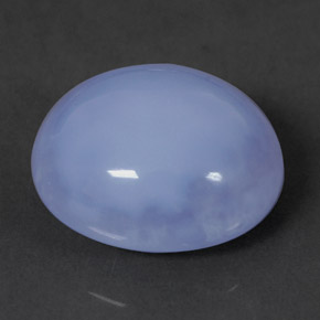 Calcédoine Bleu lavande naturelle Transparent, 9.31 ct, Transparent / Translucide
