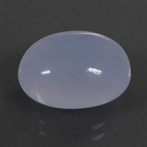 Calcédoine Bleu lavande naturelle Transparent, 8.88 ct, Transparent / Translucide