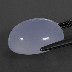 Calcédoine Bleu lavande naturelle Transparent, 8.88 ct, Transparent / Translucide