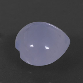 Calcédoine bleue naturelle transparent, 2,45 ct, transparent / translucide