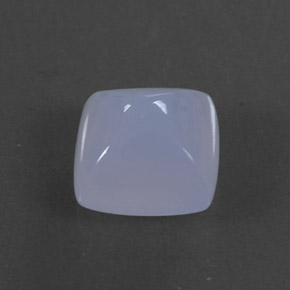 Calcédoine bleue naturelle transparent, 1,77 ct, transparent / translucide