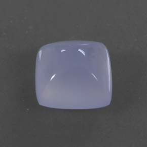 Calcédoine bleu lavande naturelle transparent, 2,33 ct, transparent / translucide