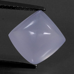 Calcédoine bleue naturelle transparent, 3,05 ct, transparent / translucide