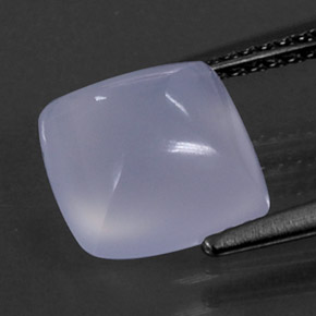 Calcédoine bleue naturelle transparent, 3,05 ct, transparent / translucide