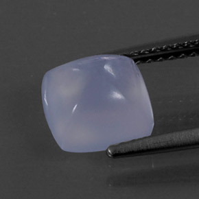 Calcédoine bleue naturelle transparent, 2,35 ct, transparent / translucide