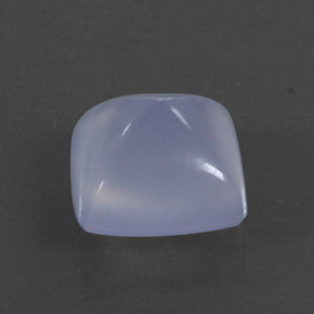 Calcédoine bleue naturelle transparent, 3,17 ct, transparent / translucide