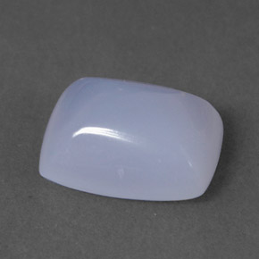 Calcédoine bleue naturelle transparent, 2,06 ct, transparent / translucide