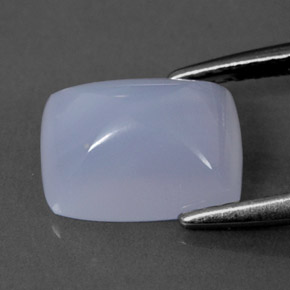 Calcédoine bleue naturelle transparent, 2,06 ct, transparent / translucide