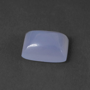 Calcédoine bleue naturelle transparent, 1,69 ct, transparent / translucide