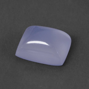 Calcédoine bleue naturelle transparent, 1,75 ct, transparent / translucide