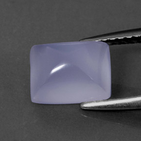 Calcédoine bleue naturelle transparent, 1,75 ct, transparent / translucide
