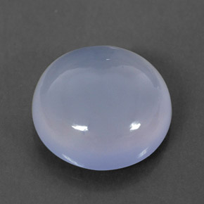 Calcédoine bleue naturelle transparent, 4,43 ct, transparent / translucide