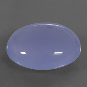 Calcédoine bleue naturelle transparent, 32,08 ct, transparent / translucide