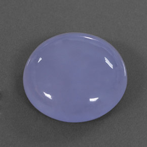 Calcédoine Bleu lavande naturelle Transparent, 11.48 ct, Transparent / Translucide