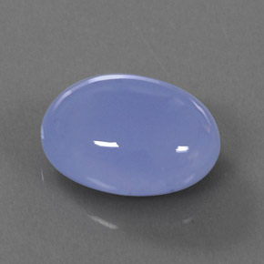 Calcédoine bleue naturelle transparent, 14,78 ct, transparent / translucide