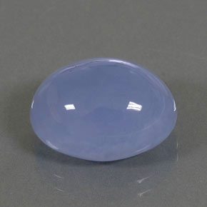 Calcédoine bleue naturelle transparent, 10,84 ct, transparent / translucide