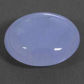 Calcédoine bleue naturelle transparent, 12,46 ct, transparent / translucide