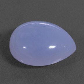 Calcédoine bleue naturelle transparent, 16,25 ct, transparent / translucide