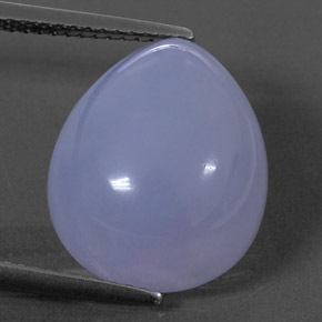 Calcédoine bleue naturelle transparent, 10,53 ct, transparent / translucide