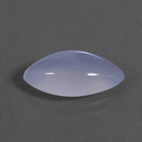 Calcédoine bleue naturelle transparent, 2,88 ct, transparent / translucide