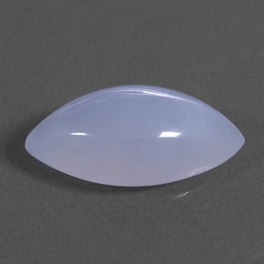 Calcédoine bleue naturelle transparent, 2,97 ct, transparent / translucide