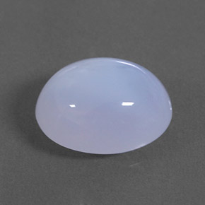 Calcédoine bleue naturelle transparent, 3,63 ct, transparent / translucide