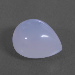 Calcédoine bleue naturelle transparent, 4,31 ct, transparent / translucide