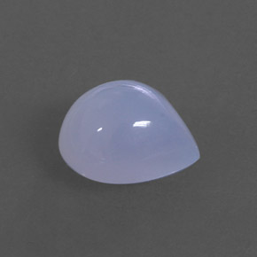 Calcédoine bleue naturelle transparent, 4,74 ct, transparent / translucide